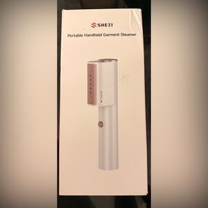 Shezi Portable Handheld Garment Steamer - White and Pink